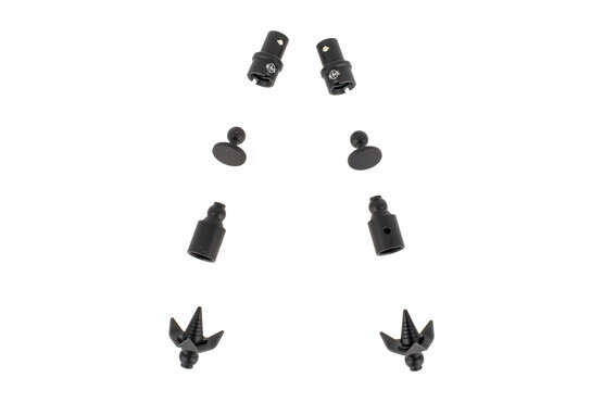 KNS Precision SnapFoot quick change bipod adapter and feet for Atlas Bipods includes multiple foot types.